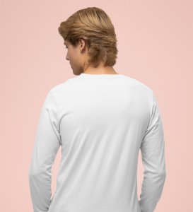 Goofy & Young Santa:Best DesignerFull Sleeve T-shirt White Perfect Gift For Boys Girls