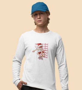 Savage Santa: Cool DesignerFull Sleeve T-shirt White Perfect Gift For Secret Santa