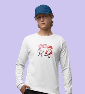 No Purple Only Red: Funniest DesignerFull Sleeve T-shirt White Best Gift For Boys Girls