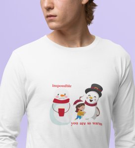 Funny Snowman: Best Comic DesignedFull Sleeve T-shirt by (brands) Perfect Gift For Kids