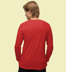 Don't You Run : Tranform Your Fashion RedFull Sleeve T-shirt Marathi Theme - BPA-Free, Perfect for Holiday Workout