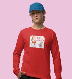 Society Against Santa: Unique DesignedFull Sleeve T-shirt Red Best Gifts For Secret Santa