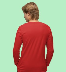 Santa & Alien's Talk: Best DesignerFull Sleeve T-shirt Red Best Gift For Boys Girls