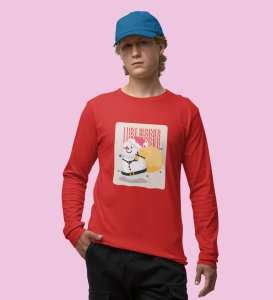 Summer Lover Snowman: Most Unique DesignerFull Sleeve T-shirt Red Best Gift For Boys Girls