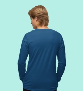 Santa's Secret Santa: Elegantly DesignedFull Sleeve T-shirt Blue Perfect Gift For Secret Santa