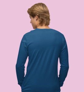 Society Against Santa: Unique DesignedFull Sleeve T-shirt Blue Best Gifts For Secret Santa