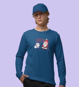 No Purple Only Red: Funniest DesignerFull Sleeve T-shirt Blue Best Gift For Boys Girls