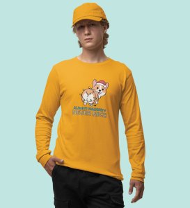 Notorious Corgi: Funny Doggie DesignedFull Sleeve T-shirts Yellow Best Gift For Boys Girls