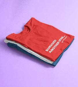 Sleep More Red Graphic Printed T-shirt For Mens Boys