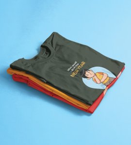 No Plans For New Year Green New Year Printed T-shirt For Mens