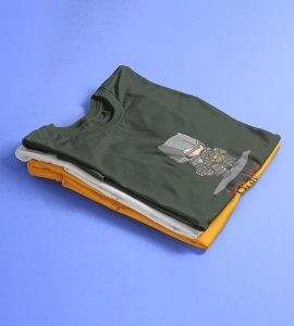 New Year New Duty Green Printed T-shirt For Mens On New Year Theme Best Gift For New Year