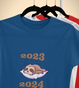 Sleep More Blue Graphic Printed T-shirt For Mens Boys