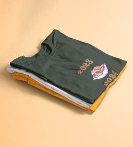 Sleep More Green Graphic Printed T-shirt For Mens Boys