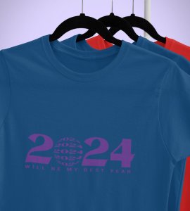 2024 The Best Year  New Year Printed T-shirt For Mens