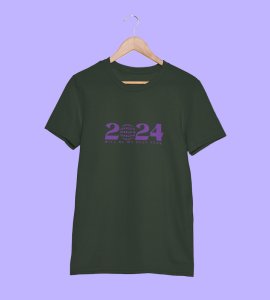 2024 The Best Year  New Year Printed T-shirt For Mens