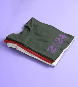 2024 The Best Year  New Year Printed T-shirt For Mens