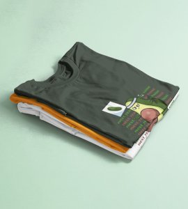 Next Year New Me Green Men Printed T-shirt For Mens Boys