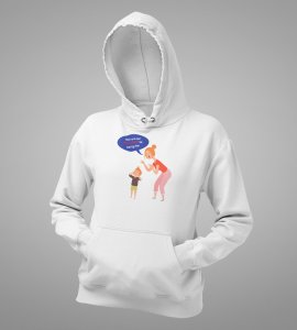 Go Enjoy Your Party,  WhitePrinted Hoodies For Mens On New Year Theme