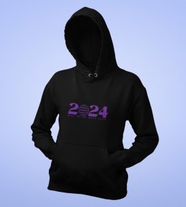 2024 The Best Year,  New Year Printed Hoodies For Mens