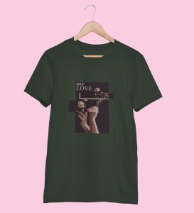 Pride, City Chic: Explore Fashion with Green Oversized Round Neck T-Shirt for Men