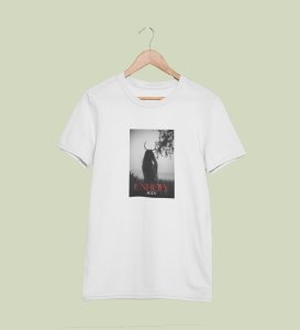 Devil's Body, Street Fusion: White Trendy Front Print Round Neck T-Shirt - Men's Edition