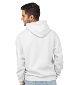 Hero Of The Nation, White Round Neck Printed Hoodies