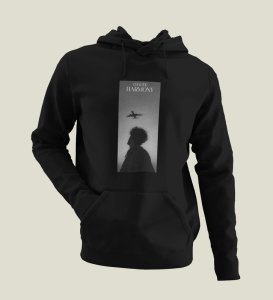 Riotous Peace, Urban Essentials: Elevate Everyday Style withBlack Front Graphic Hoodies