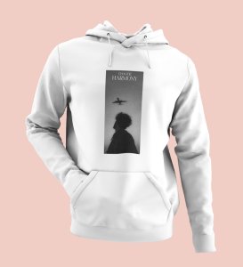 Riotous Peace, Urban Essentials: Elevate Everyday Style withWhite Front Graphic Hoodie