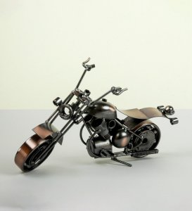 Stainless Steel Best Crafted Cruiser Bike, Best For Gifting And Unique Showpiece