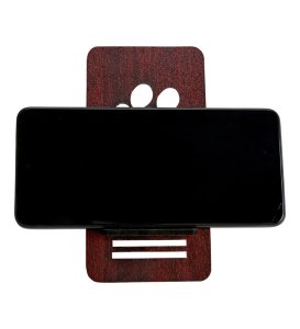 Wooden Handcrafted Dog paw And Phone Holder, Best For Desk Use Set Of 1