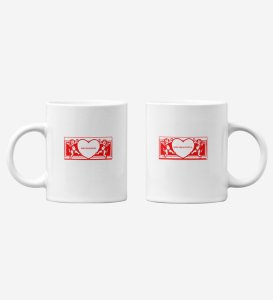 Mr Khadoos/Mrs Beautiful Printed Coffee Mug For Couples