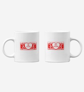 Mr Lover/Mrs Padhaku Printed Couple Coffee Mugs