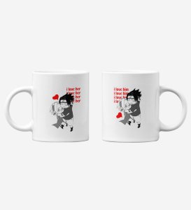 I Love Her/I Love Him Coffee Mugs Printed For Couples