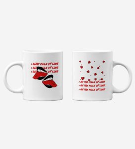 My Pills Of Love Cute Printed Coffee Mugs For Couples
