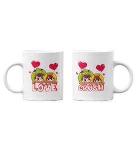 My Crush Is My Love Cutest Printed Coffee Mugs For Couples