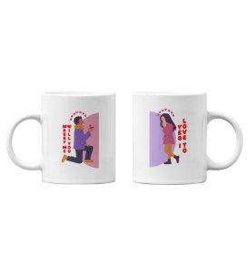 Will You Marry Me? Printed Coffee Mugs For Couples