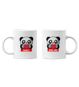 Lover Panda Couple Printed Coffee Mugs