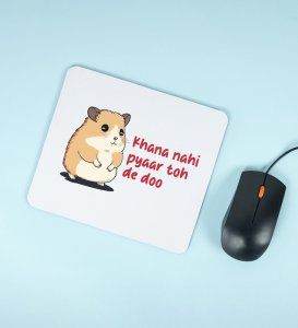 Little Hamster Wants Love: Attractive Printed Mouse Pad, Best Gift For Singles