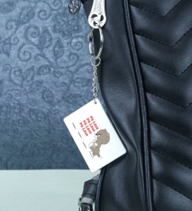 Again No Love : Sublimation Printed Key-Chain, Best Gift For Singles ( Pack of 2 )