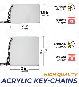 Again No Love : Sublimation Printed Key-Chain, Best Gift For Singles ( Pack of 2 )