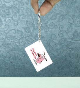Any Plans On Valentine: Printed Key-Chain, Best Gift For Singles ( Pack of 2 )
