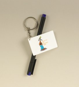 What's New? : Attractive Printed Key-Chain, Best Gift For Singles ( Pack of 2 )