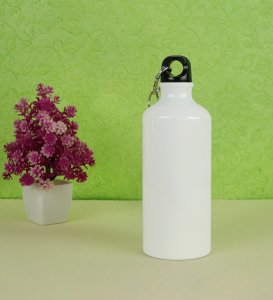 Bunny Loves carrot: Aluminium Sipper Bottle With Holding Hook,  Best Gift For Singles