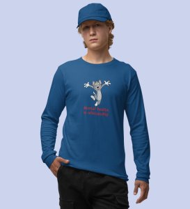 Tom Is Mad In Love: (blue) Full Sleeve T-Shirt For Singles