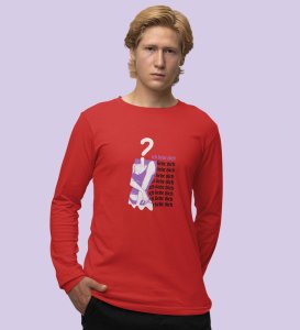 Fantasy Girl: Printed (red) Full Sleeve T-Shirt For Singles