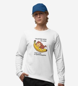 I Love Myself: (white) Full Sleeve T-Shirt For Singles