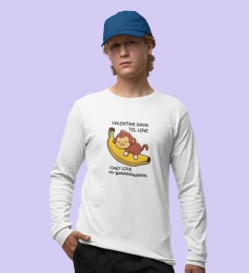 I Love Myself: (white) Full Sleeve T-Shirt For Singles