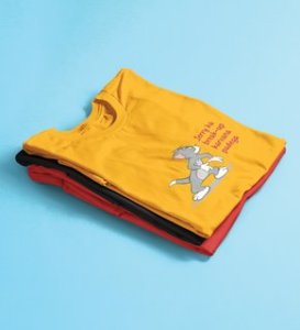 Jerry Is In Danger: (yellow) T-Shirt For Singles