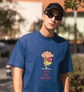 Self-Love : Amazingly Printed (Blue) T-Shirt For Singles
(Blue) T-Shirt For Singles With Print