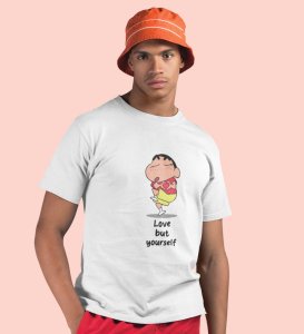 Self-Love : Amazingly Printed (white) T-Shirt For Singles
(white) T-Shirt For Singles With Print